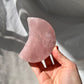 Rose Quartz crescent moon bowl from Brazil
