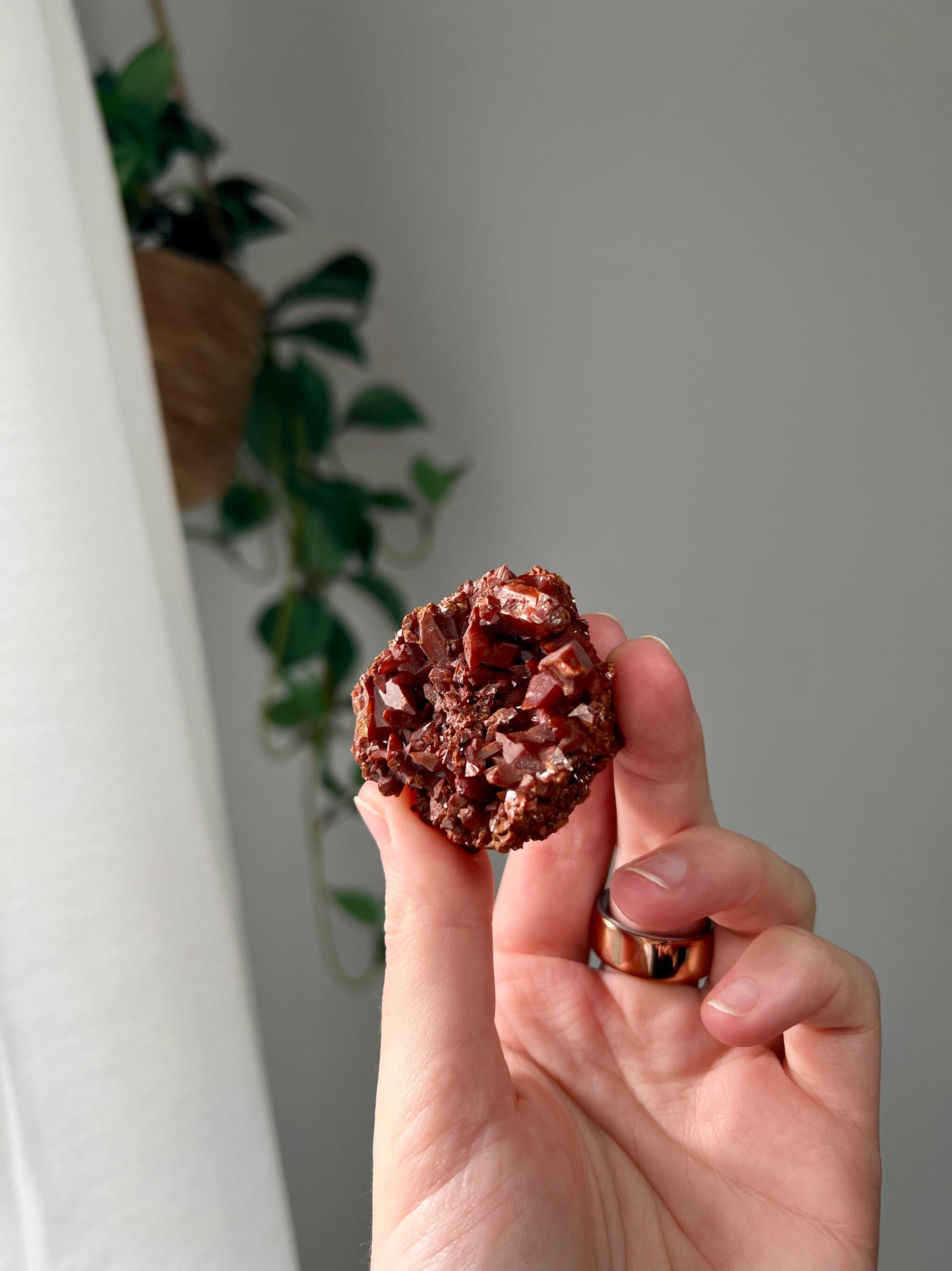 Rare high quality Vanadinite from Mibladen, Midelt Morocco