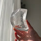 Clear Quartz cresent moon bowl from Brazil