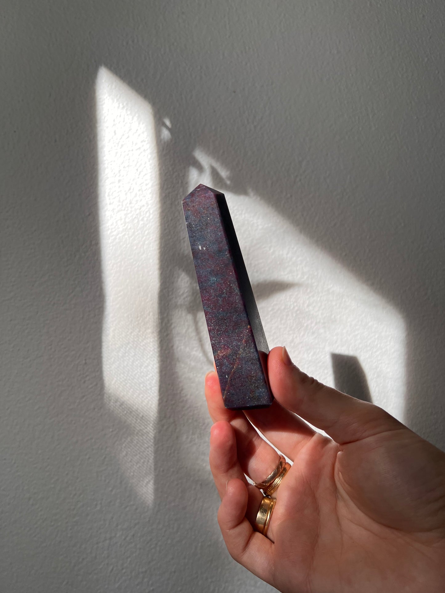 Ruby Kyanite tower from India