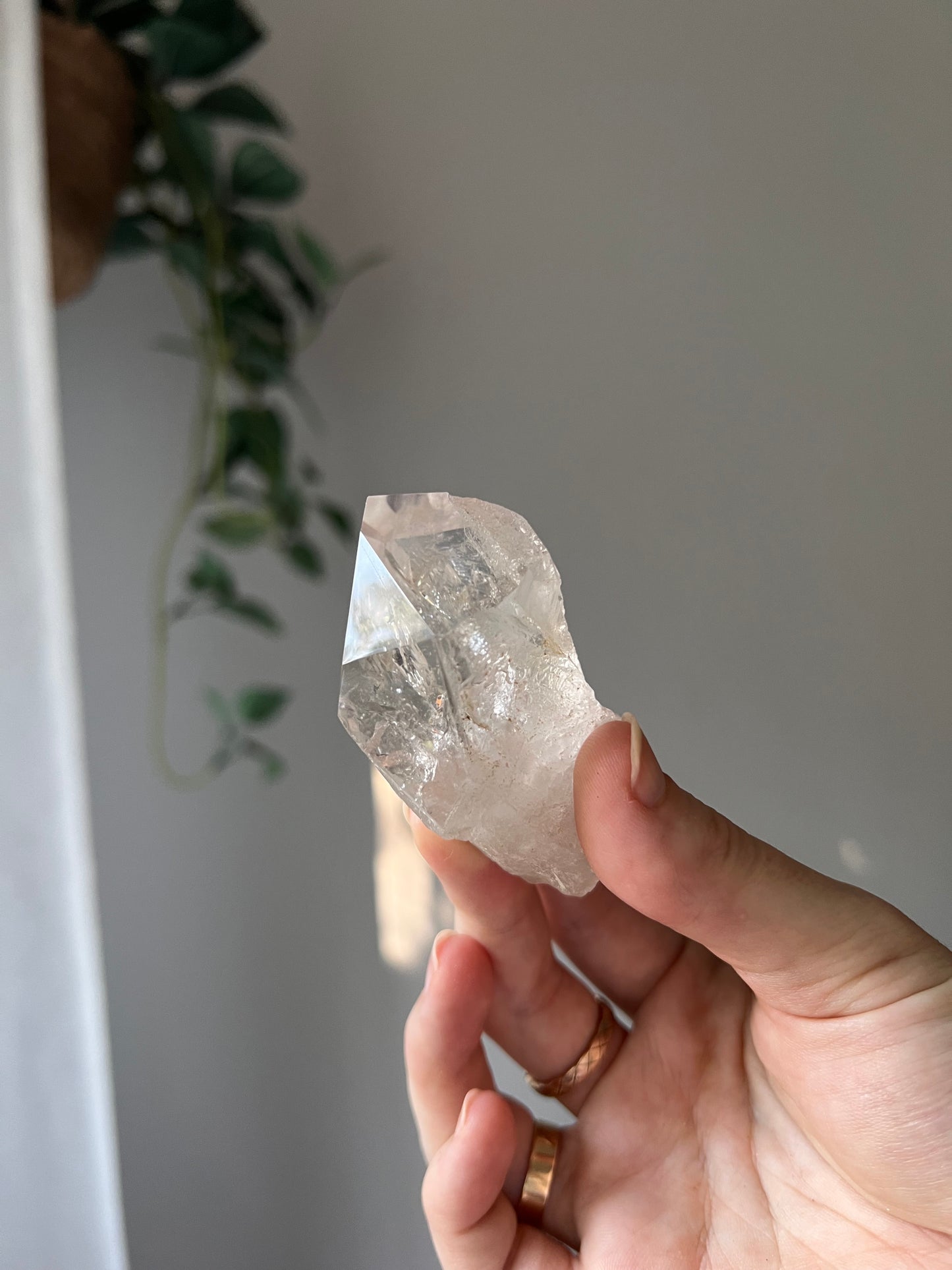 Smokey Quartz point from Brazil
