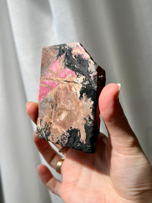 Australian Rhodonite slice