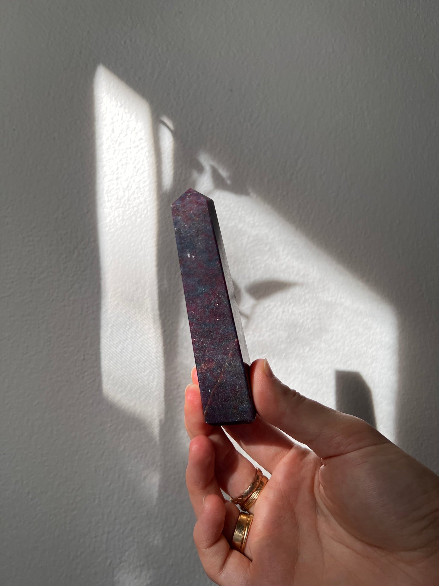 Ruby Kyanite tower from India