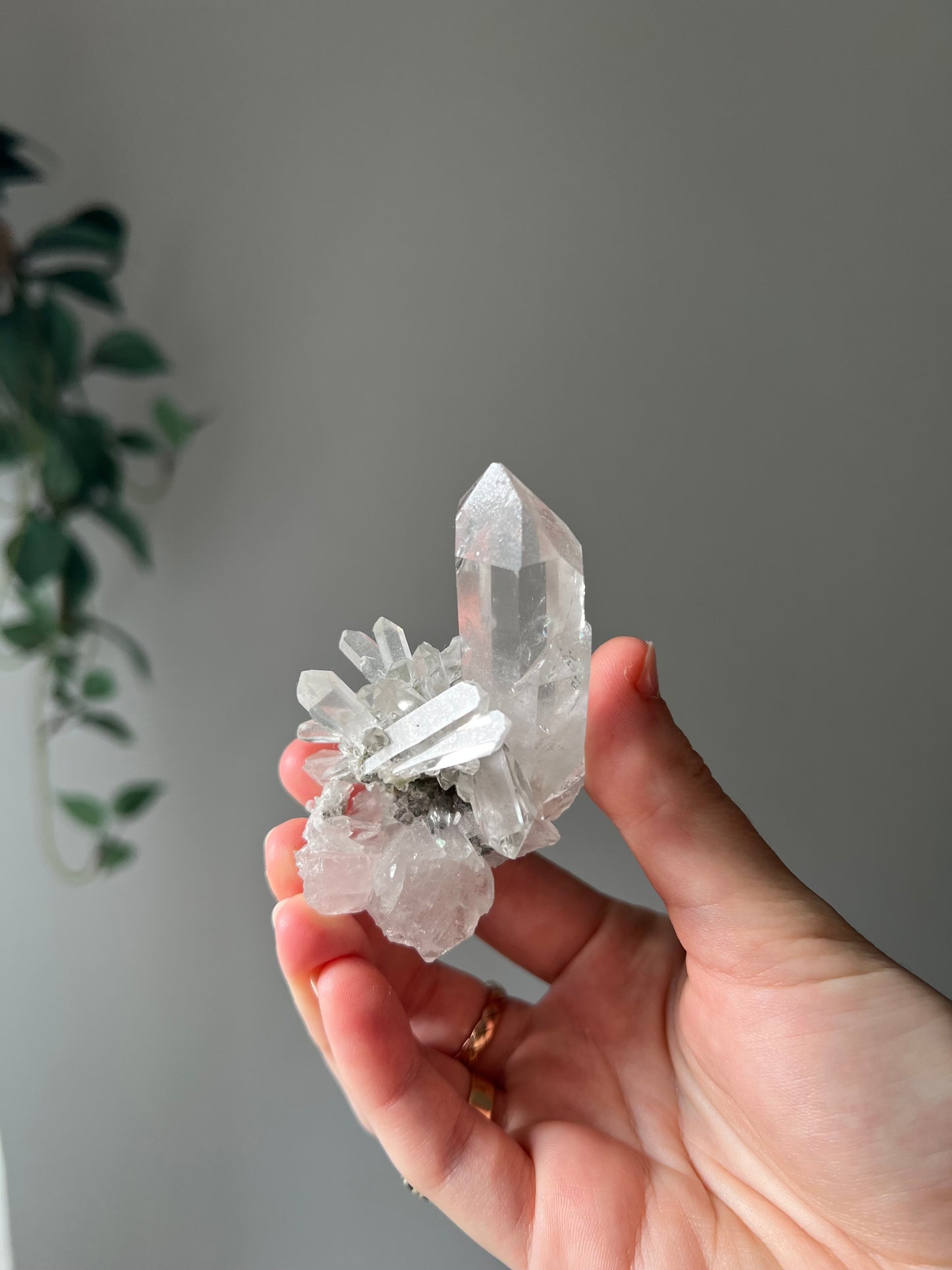 Quartz with Chlorite from Afghanistan