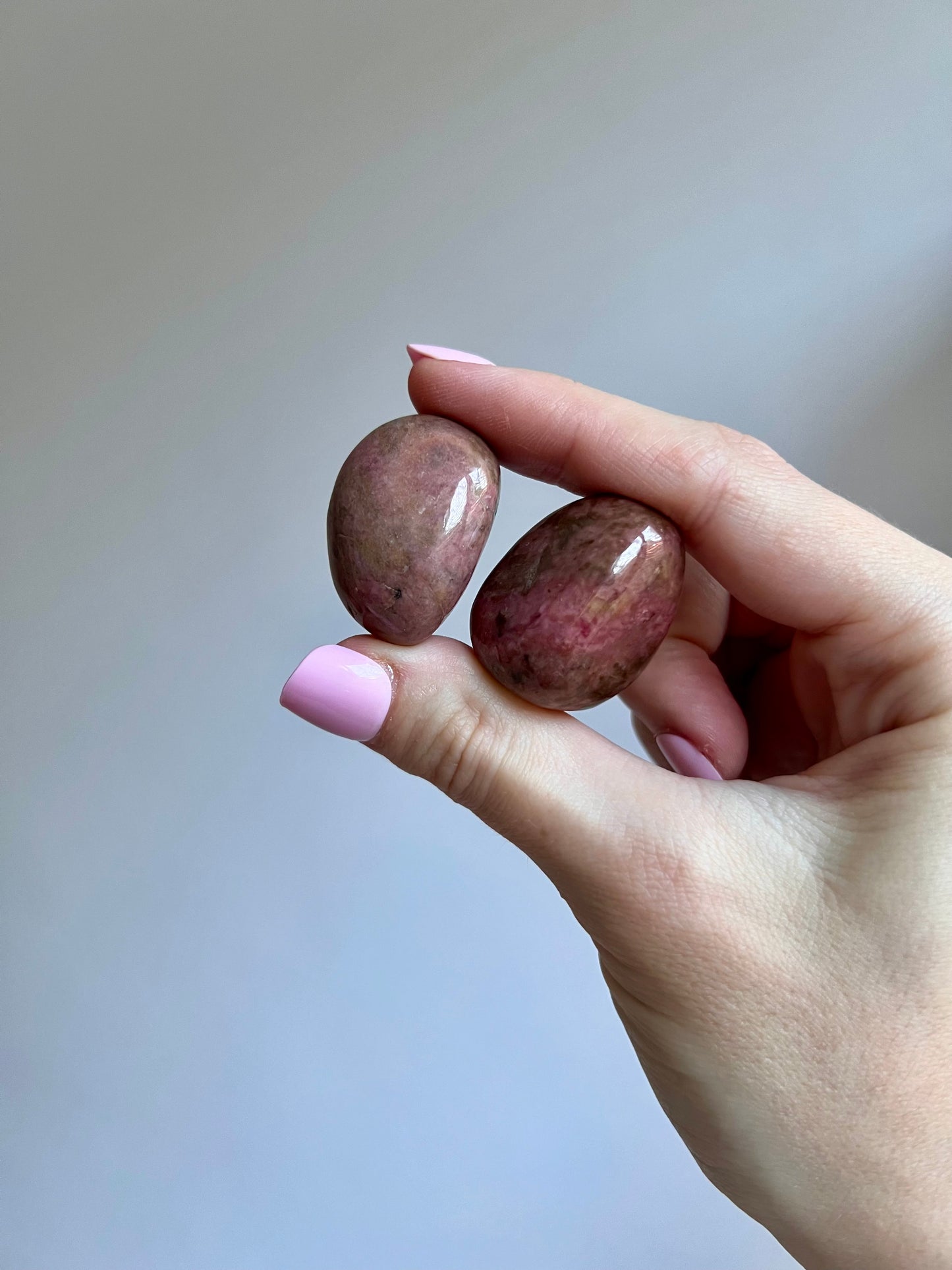 Rhodonite Tumbled stone from Russia