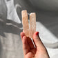 Peach Selenite rod from Morocco
