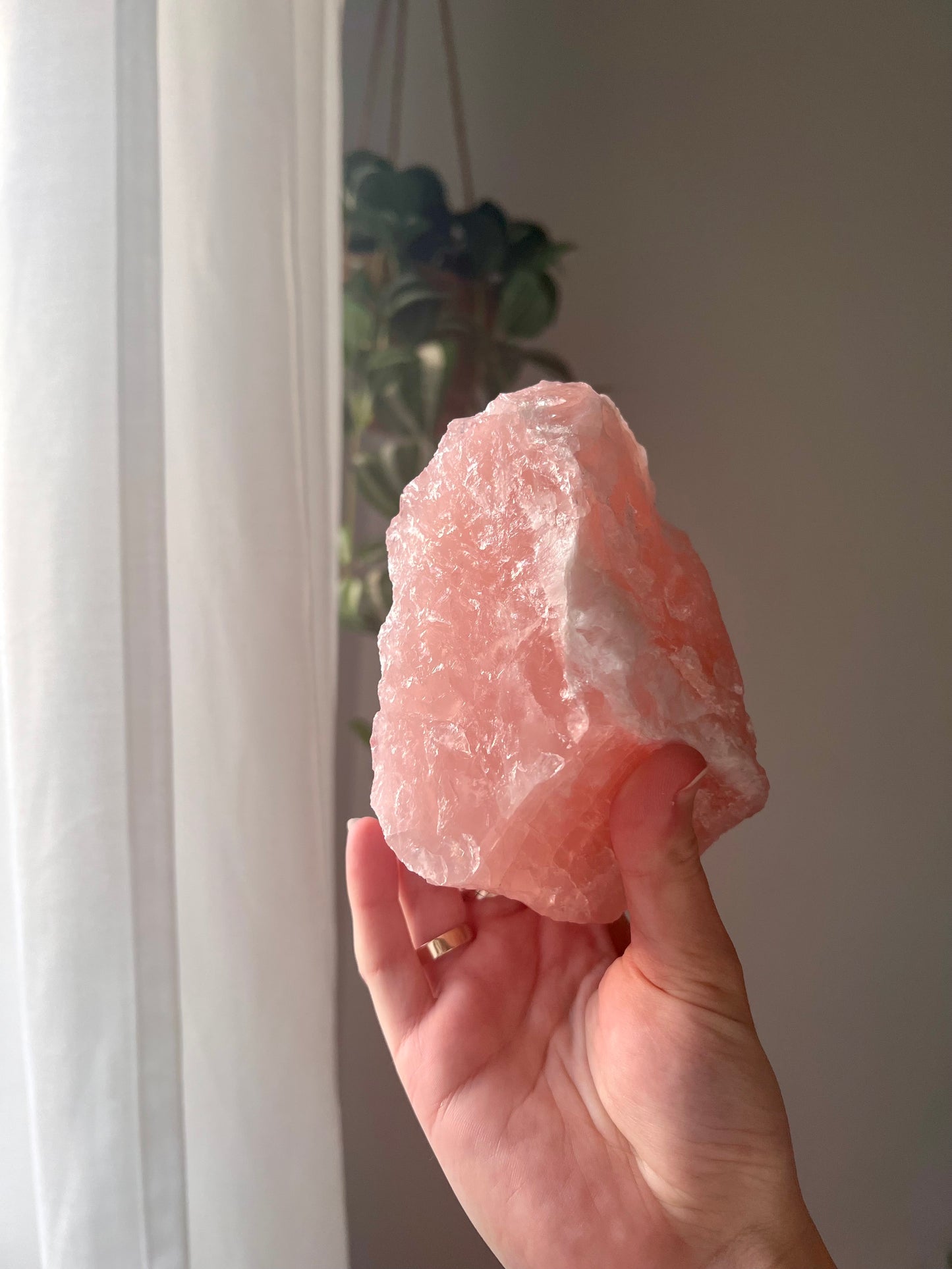 Rose Quartz chunk from Brazil 06