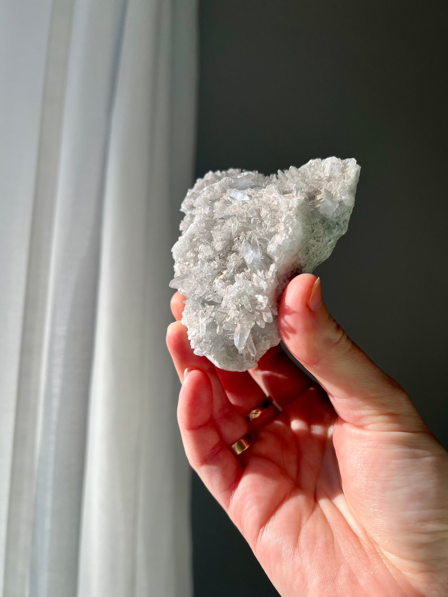 Celestite cluster from Madagascar 02