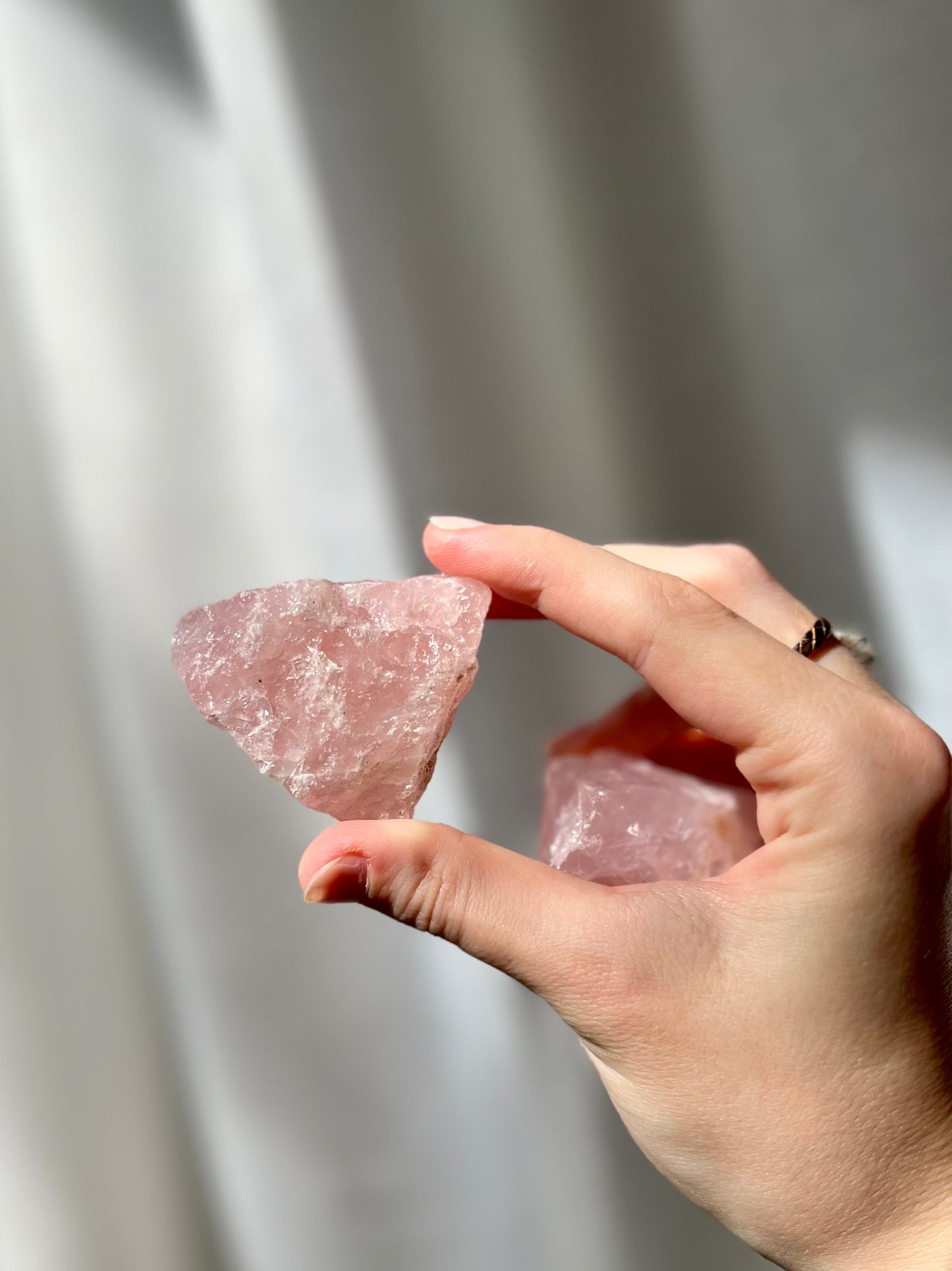 Raw Rose Quartz from Brazil