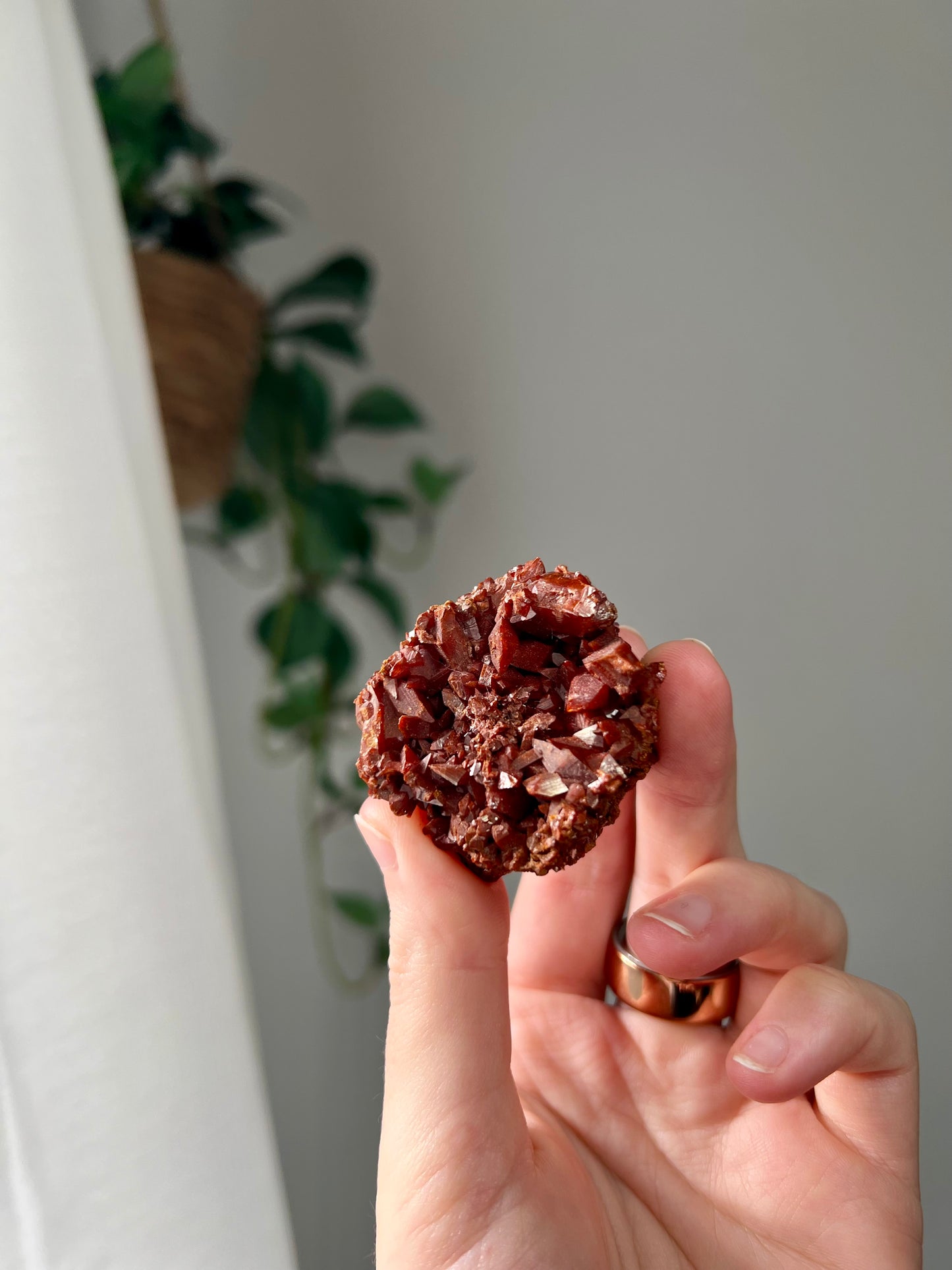 Rare high quality Vanadinite from Mibladen, Midelt Morocco