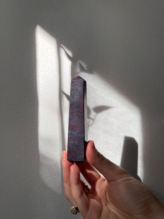 Ruby Kyanite tower from India