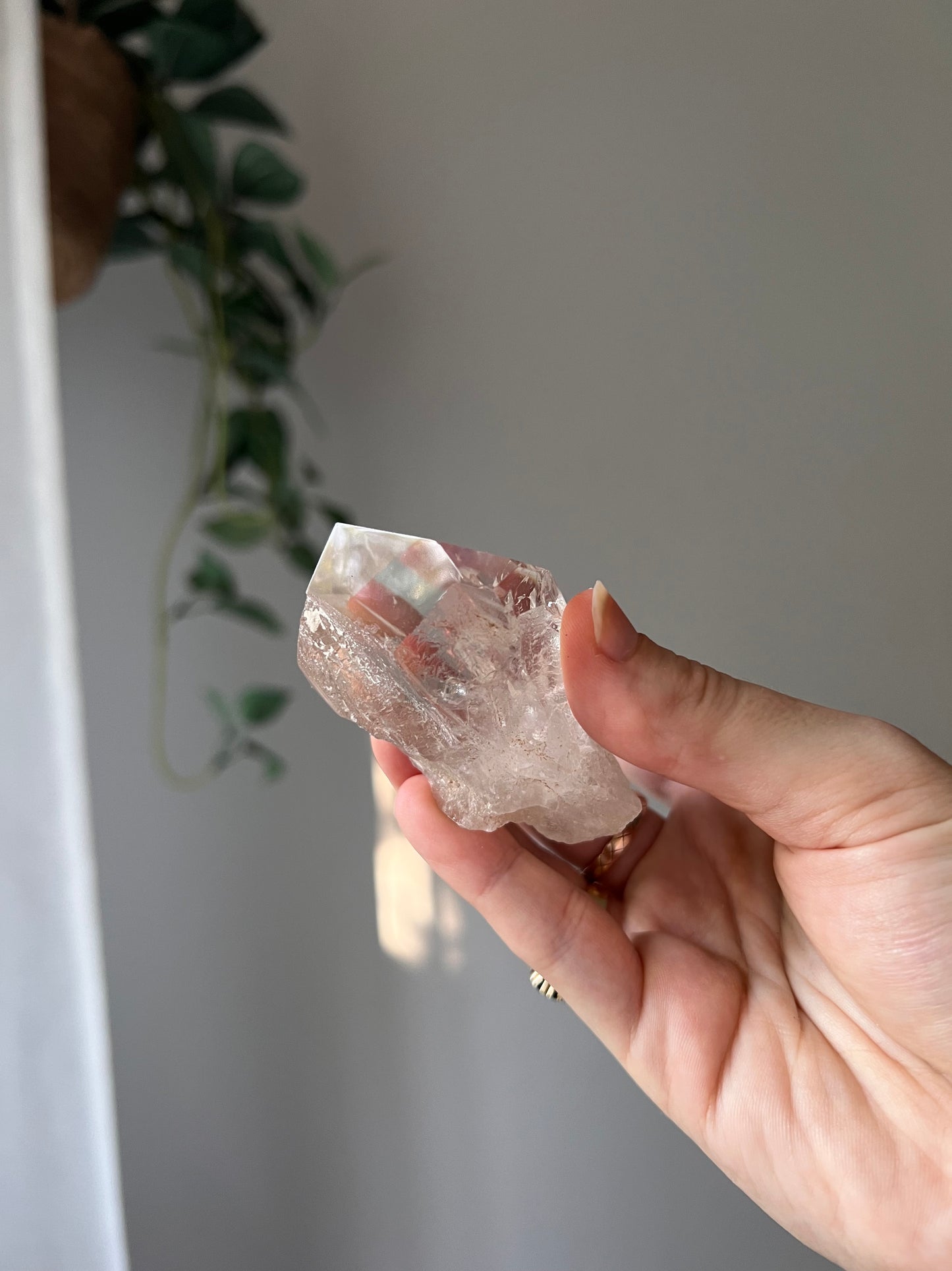 Smokey Quartz point from Brazil