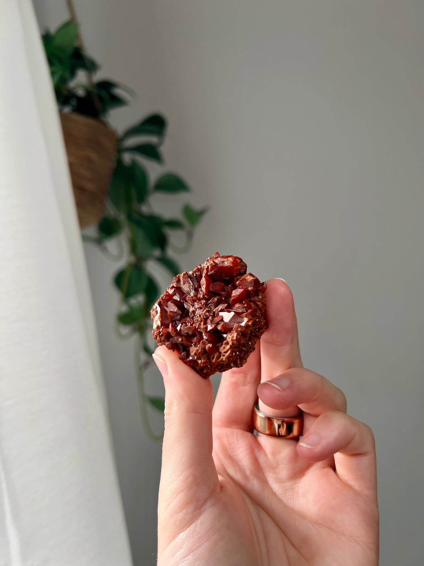 Rare high quality Vanadinite from Mibladen, Midelt Morocco