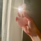 Rose Quartz heart from Brazil