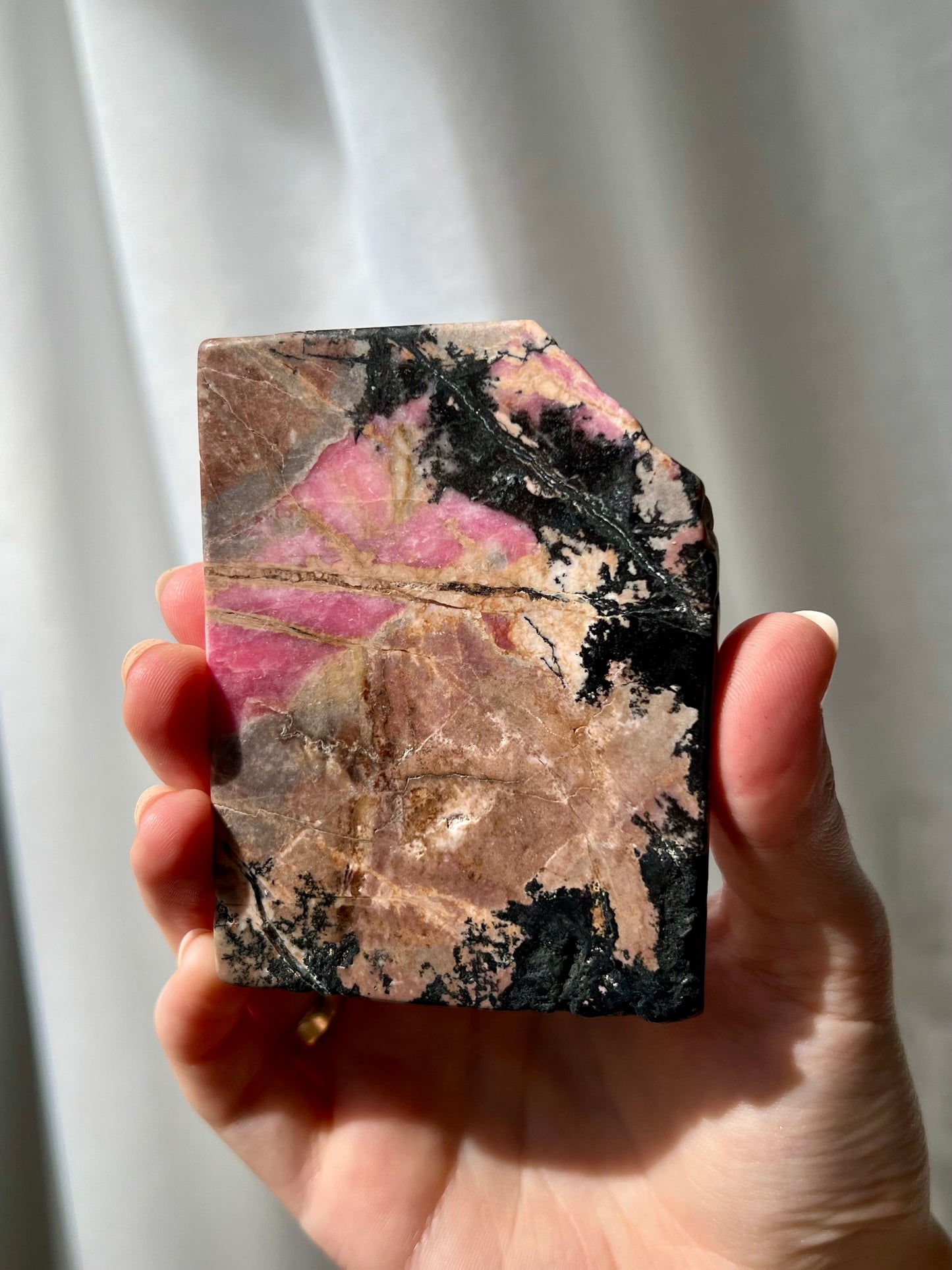 Australian Rhodonite slice