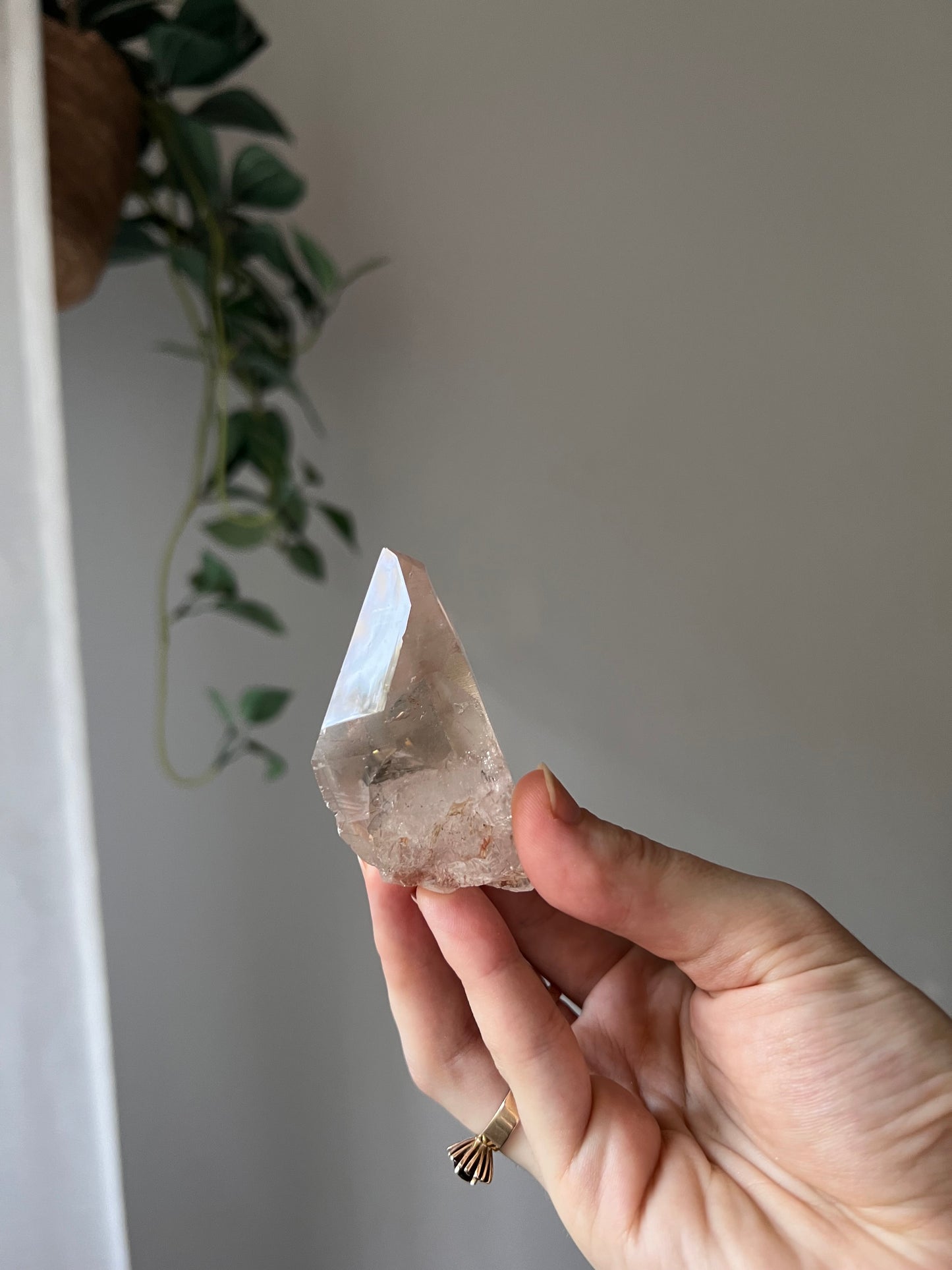 Smokey Quartz point from Brazil