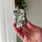 Green Apophyllite on Basalt from India