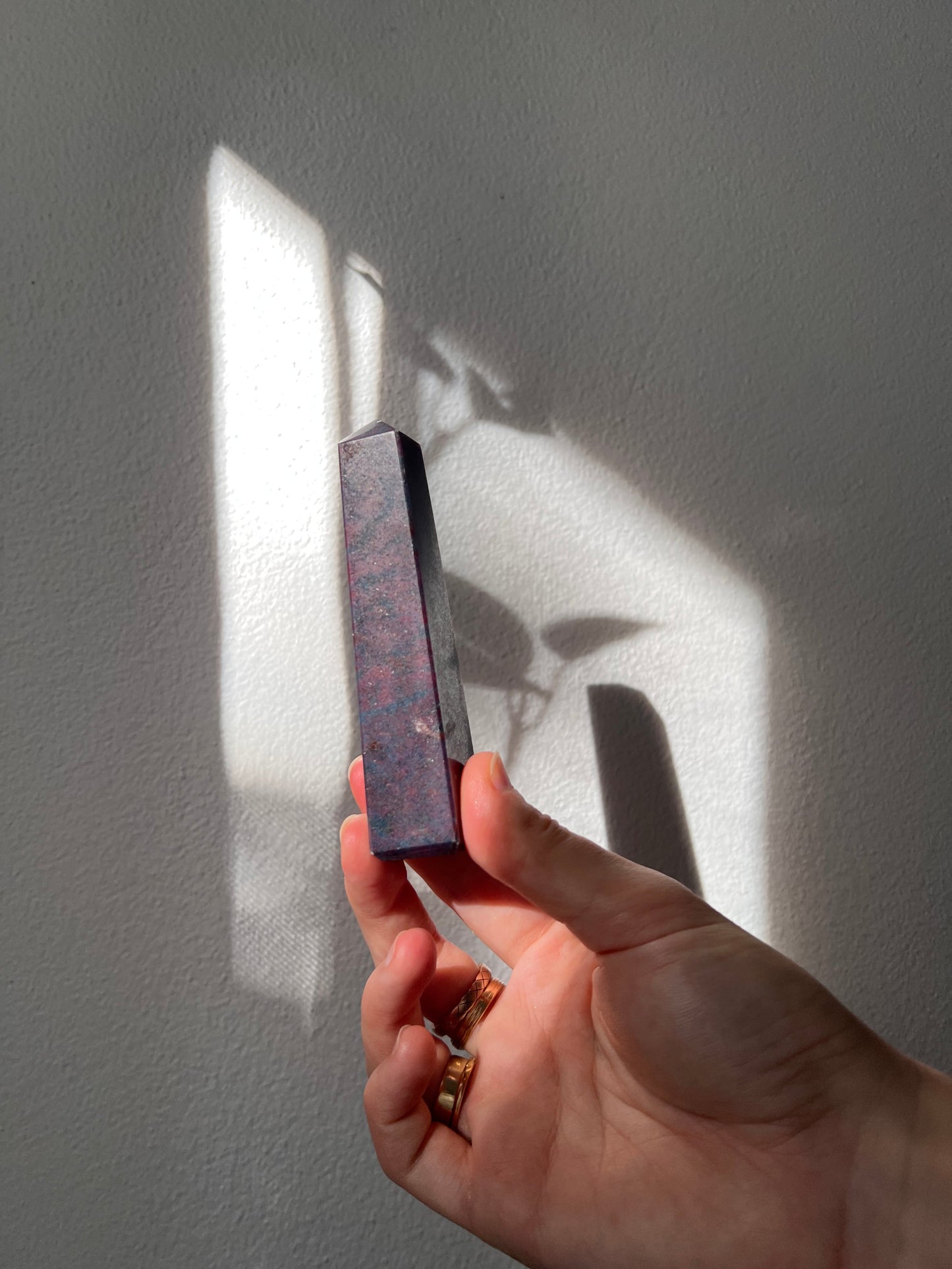 Ruby Kyanite tower from India