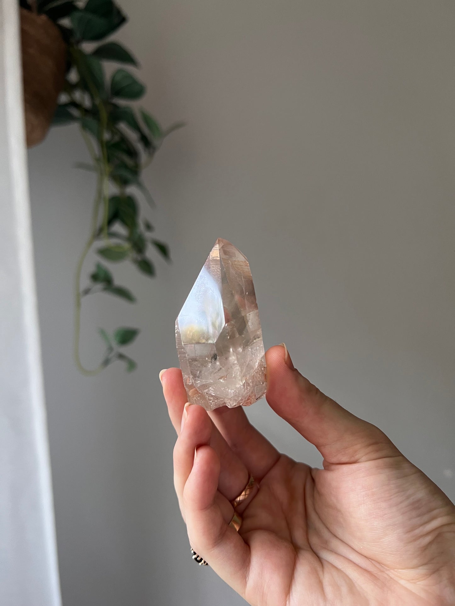 Smokey Quartz point from Brazil