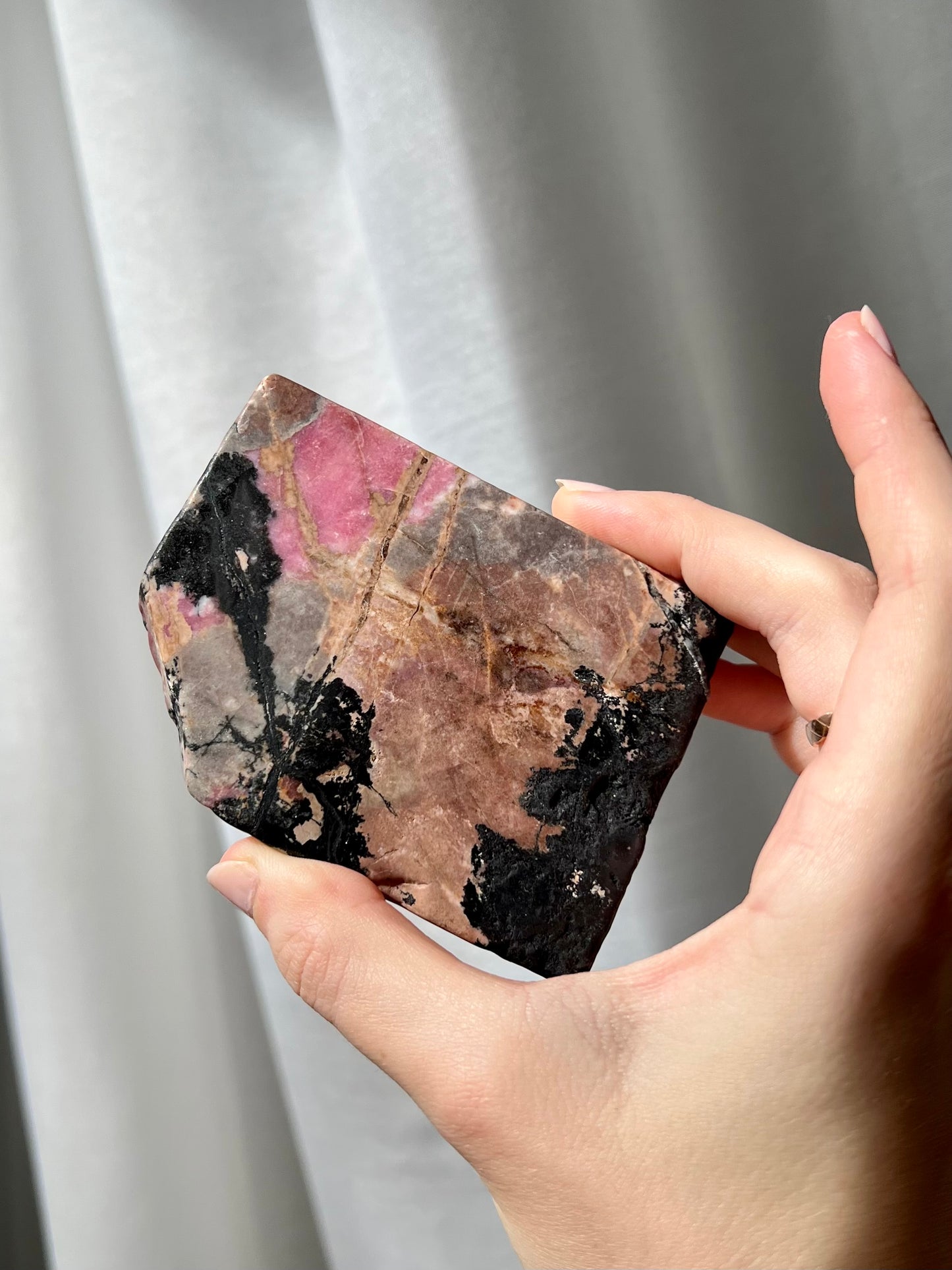 Australian Rhodonite slice