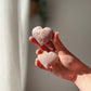 Pink Amethyst heart from Brazil