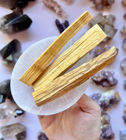 Consciously sourced Palo Santo