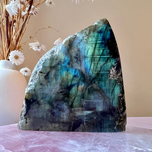 Labradorite Slice from Madagascar