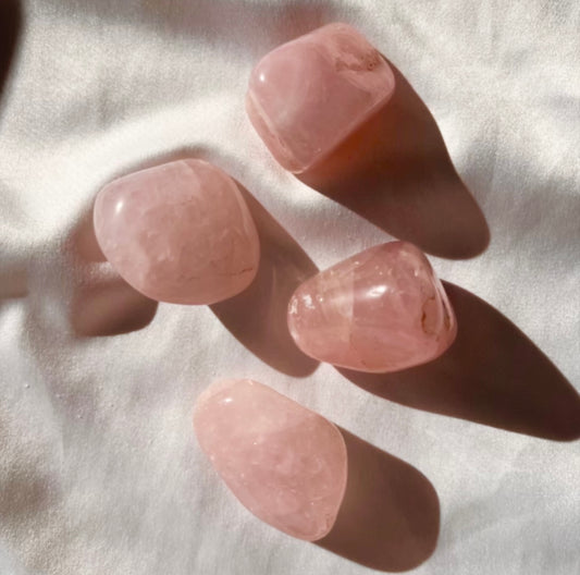 Rose Quartz tumble from Brazil