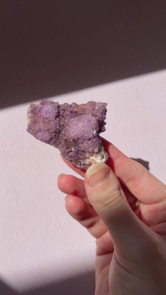 Rare Purple Spirit Quartz from South Africa