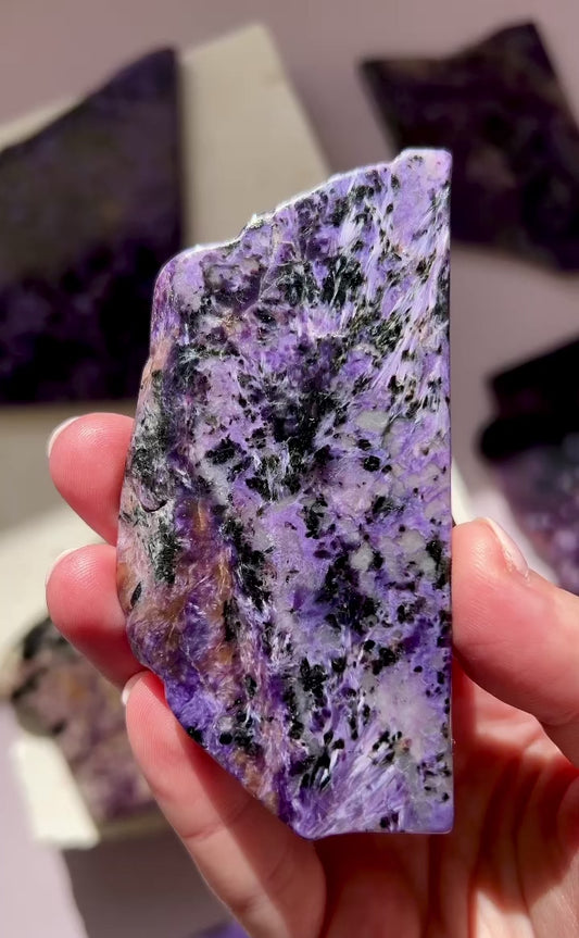 Rare Charoite from Murun Massif