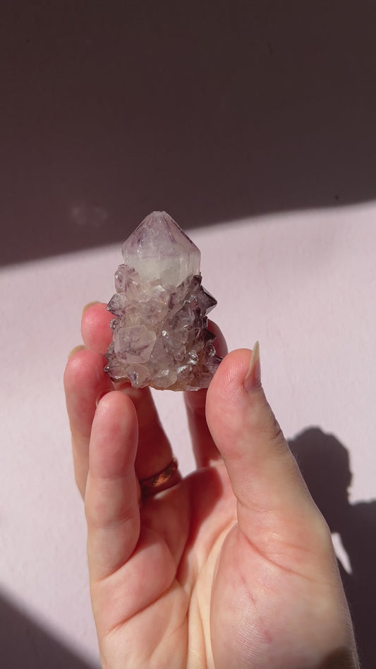 Rare Purple Spirit Quartz from South Africa