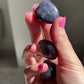 Iolite and sunstone tumbled from India