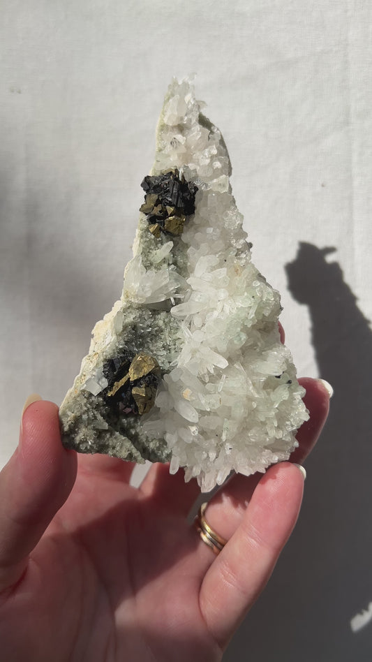 Quartz, Galena and Pyrite from Bulgaria