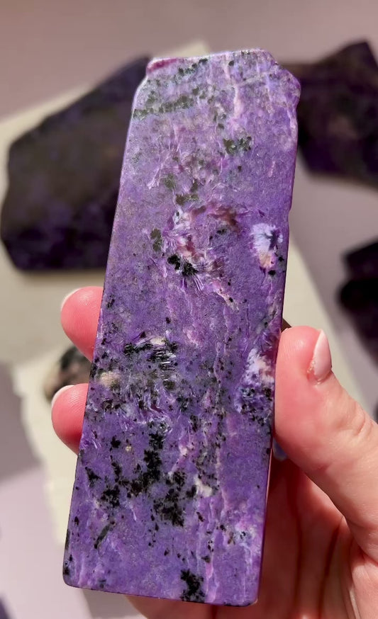 Rare Charoite from Murun Massif