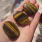 Tigers Eye Palm Stones from South Africa