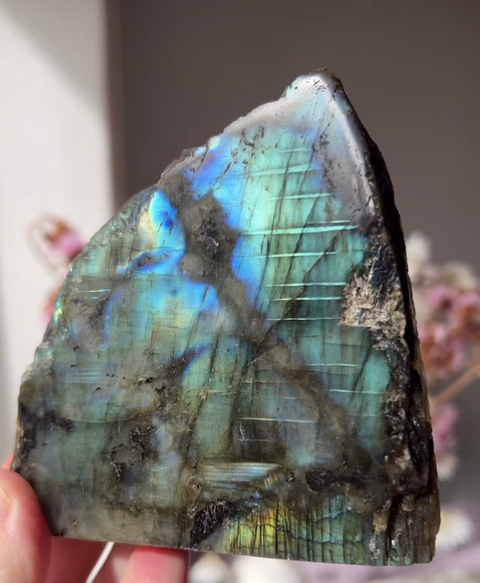 Labradorite Slice from Madagascar