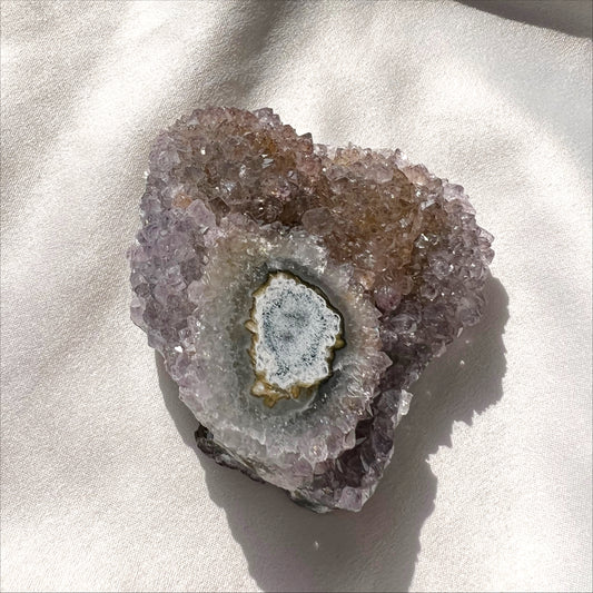 Rare Amethyst Stalactite Eye from Uruguay